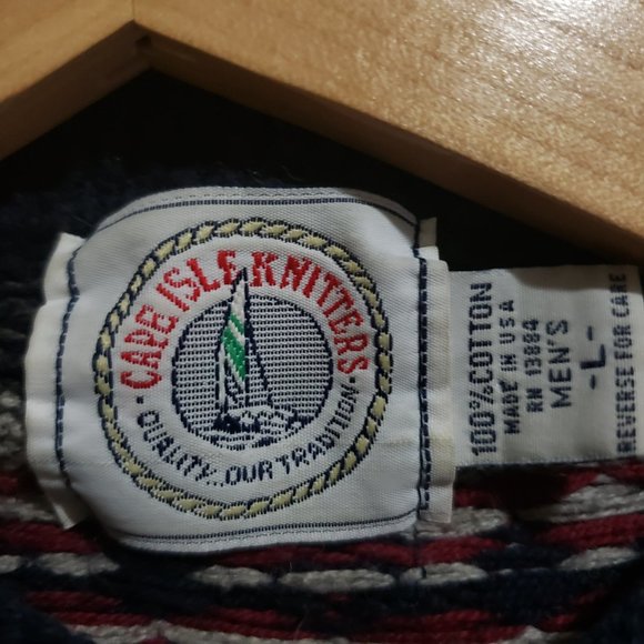 Vintage Cape Isle Knitters Crewneck Sweater L - Picture 6 of 6